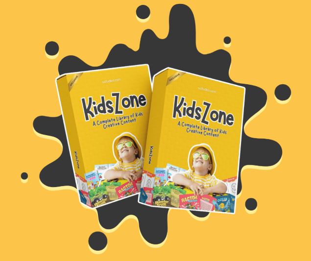 KidsZone Review 2025 – Editable Kids Activity Books & PLR Bundle by Sam Arief