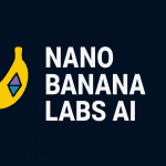 Nano Banana Labs AI logo design on dark background for Nano Banana Labs AI review