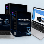 Conversly AI 2.0 Review - the product image showing software boxes and interface