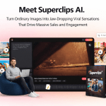 Superclips AI Review showing AI-powered tool that turns images into viral short videos