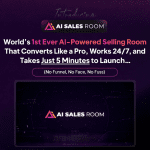 AI Sales Room Review showing AI-powered selling room interface and automated sales system