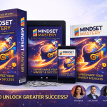 Mindset Mastery Review showing the complete eBook and audiobook PLR library for personal development and digital product selling