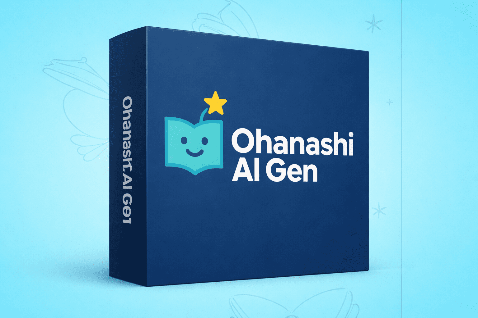 Ohanashi AI Gen Review – AI storybook creation software interface and branding