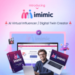iMimic Review 2026 dashboard showing AI virtual influencer and digital twin creator software interface