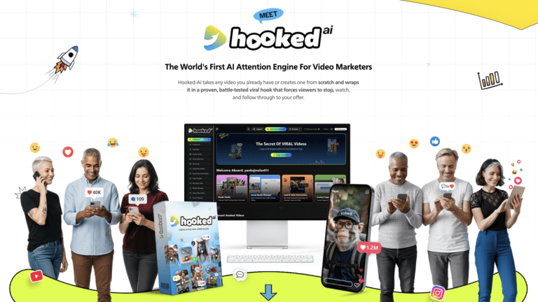 HookedAI Review 2026 AI viral hook generator dashboard for short form video marketing
