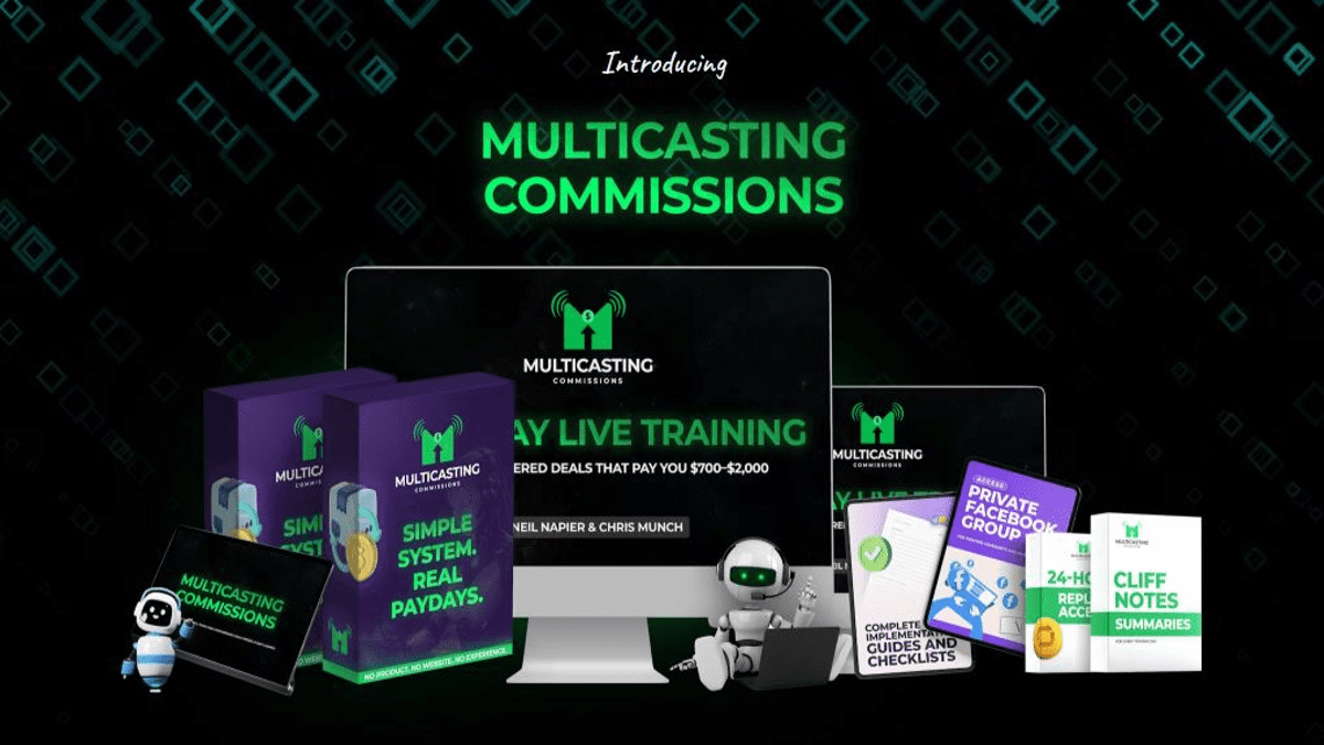 Multicasting Commissions Review – AI service arbitrage training system dashboard and training overview