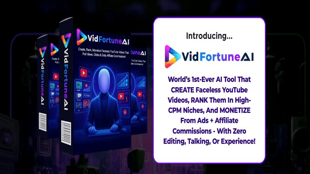 VidFortune AI Review – AI tool that creates faceless YouTube videos automatically