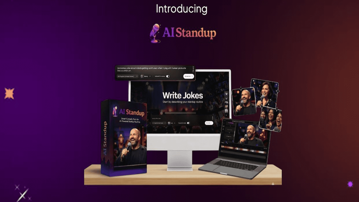 AI Standup Review 2026 AI comedy video generator dashboard and features preview