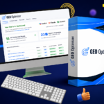 GEO Optimizer Review 2026 dashboard and product box showing AI SEO optimization tool interface