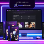 SuperAffiliateAI Review 2026 dashboard showcasing AI affiliate marketing software for automated campaign creation, email marketing, ads, and content generation.