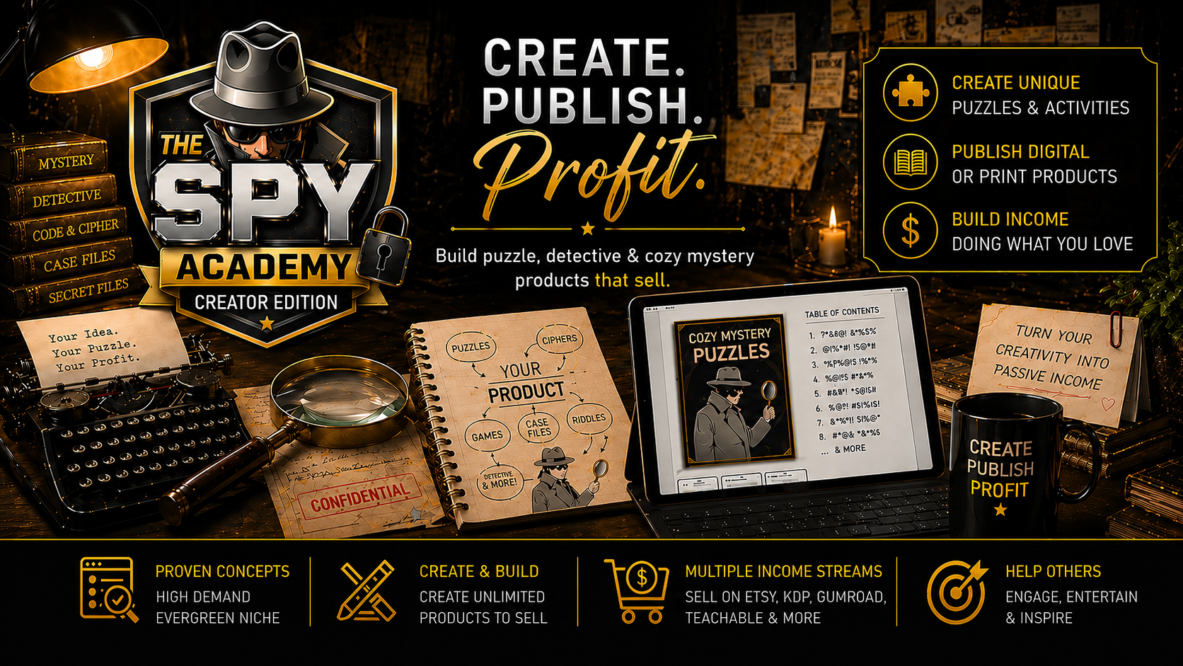 The Spy Academy Review 2026 AI activity book generator for Amazon KDP publishing
