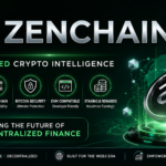 ZenChain Review 2026 feature image showing AI-powered crypto analytics blockchain platform