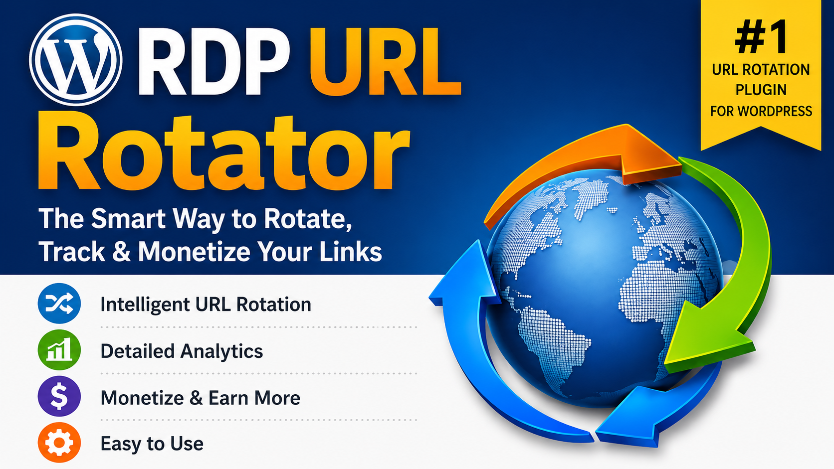 RDP URL Rotator Review 2026 WordPress traffic rotation plugin dashboard