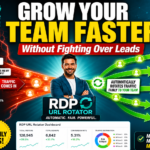 RDP URL Rotator Review 2026 showing automated affiliate traffic distribution and team growth using a WordPress URL rotator plugin