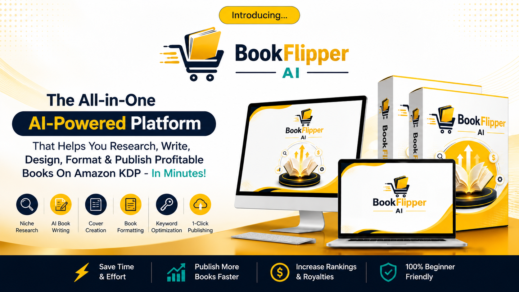 BookFlipper AI Review – AI Book Publishing Software for Amazon KDP with automated book writing, niche research, formatting, and publishing tools