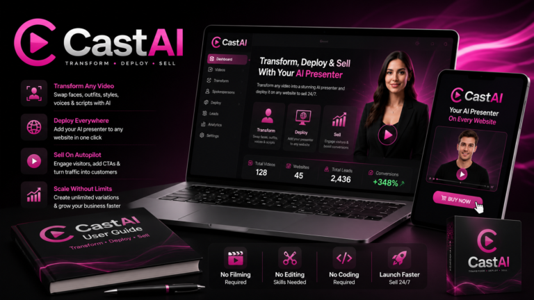 CastAI Review 2026 AI video platform and website presenter software