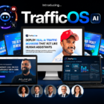 TrafficOS AI Review 2026 – AI traffic automation software dashboard with Visual Human Mode and browser-based lead generation