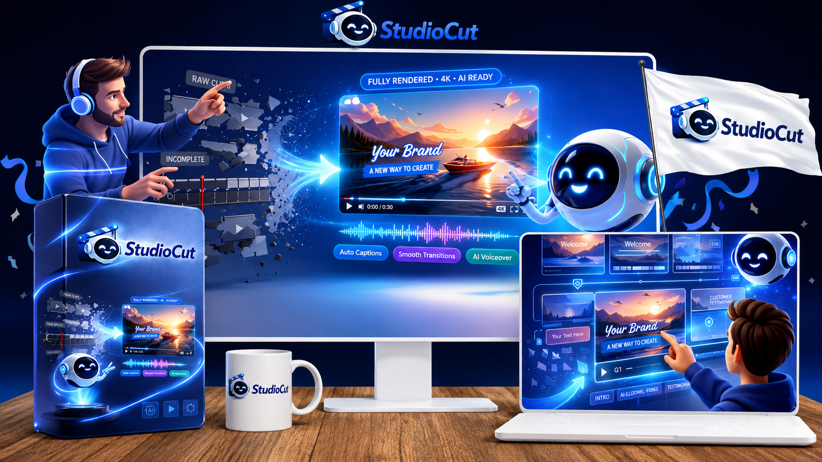 StudioCut Review 2026 AI video generator product
