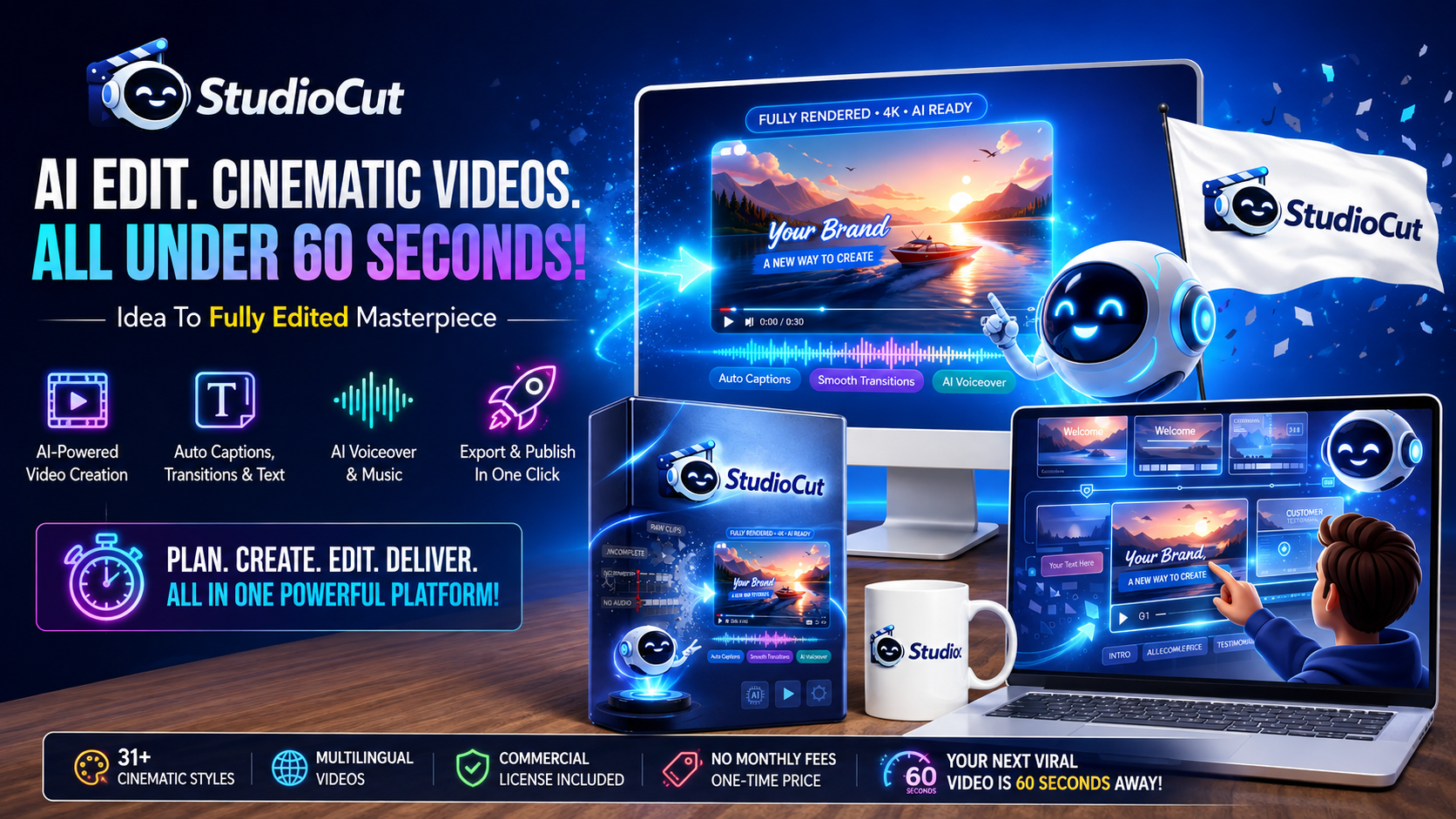 StudioCut Review 2026 AI video generator and editor