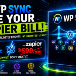 WP Sync Review 2026 showing a WordPress automation plugin and Zapier alternative