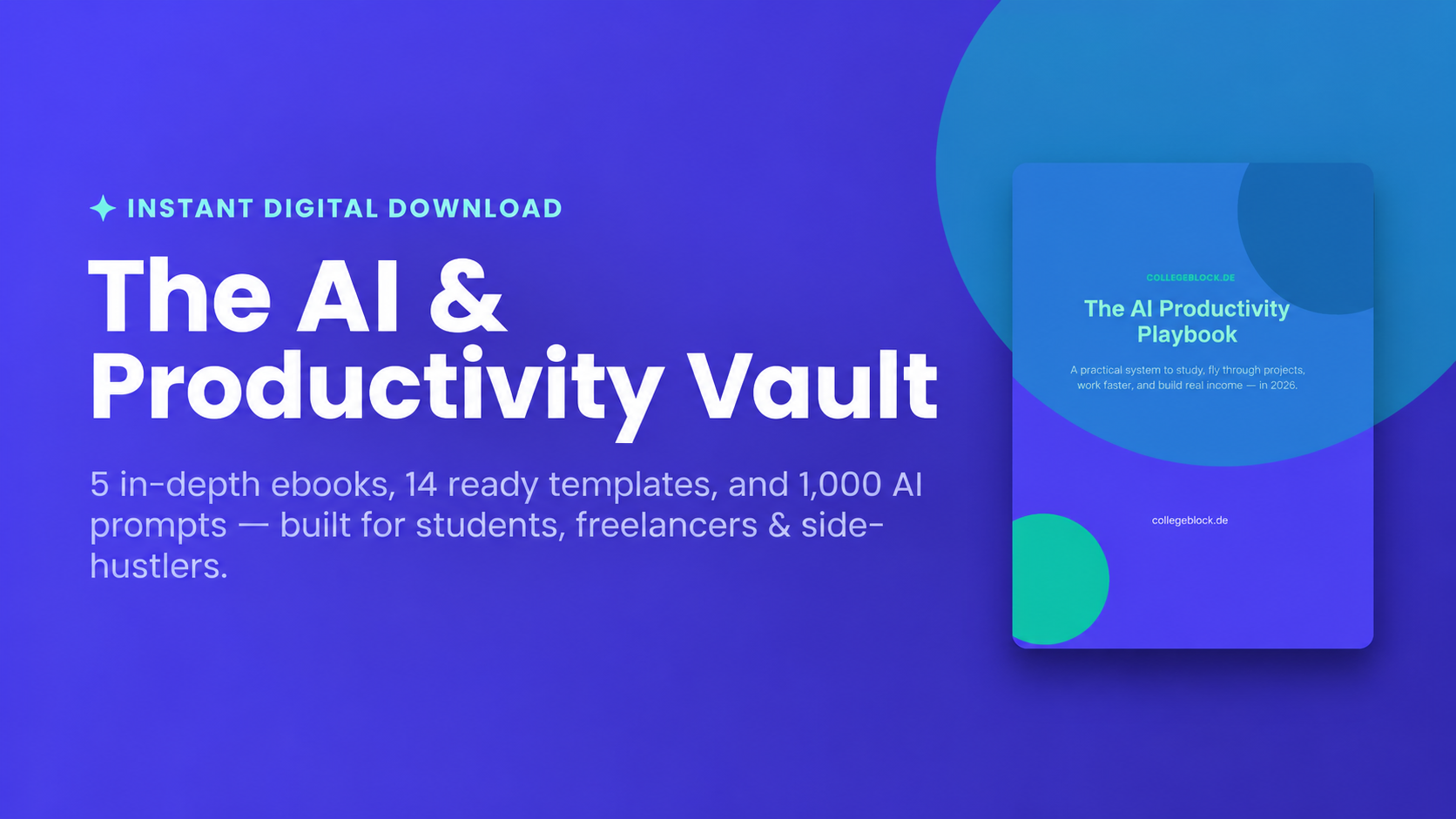 The AI & Productivity Vault product