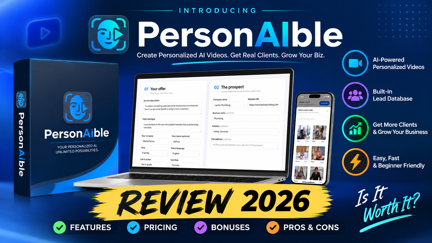 PersonAIble Review 2026 AI personalized video software