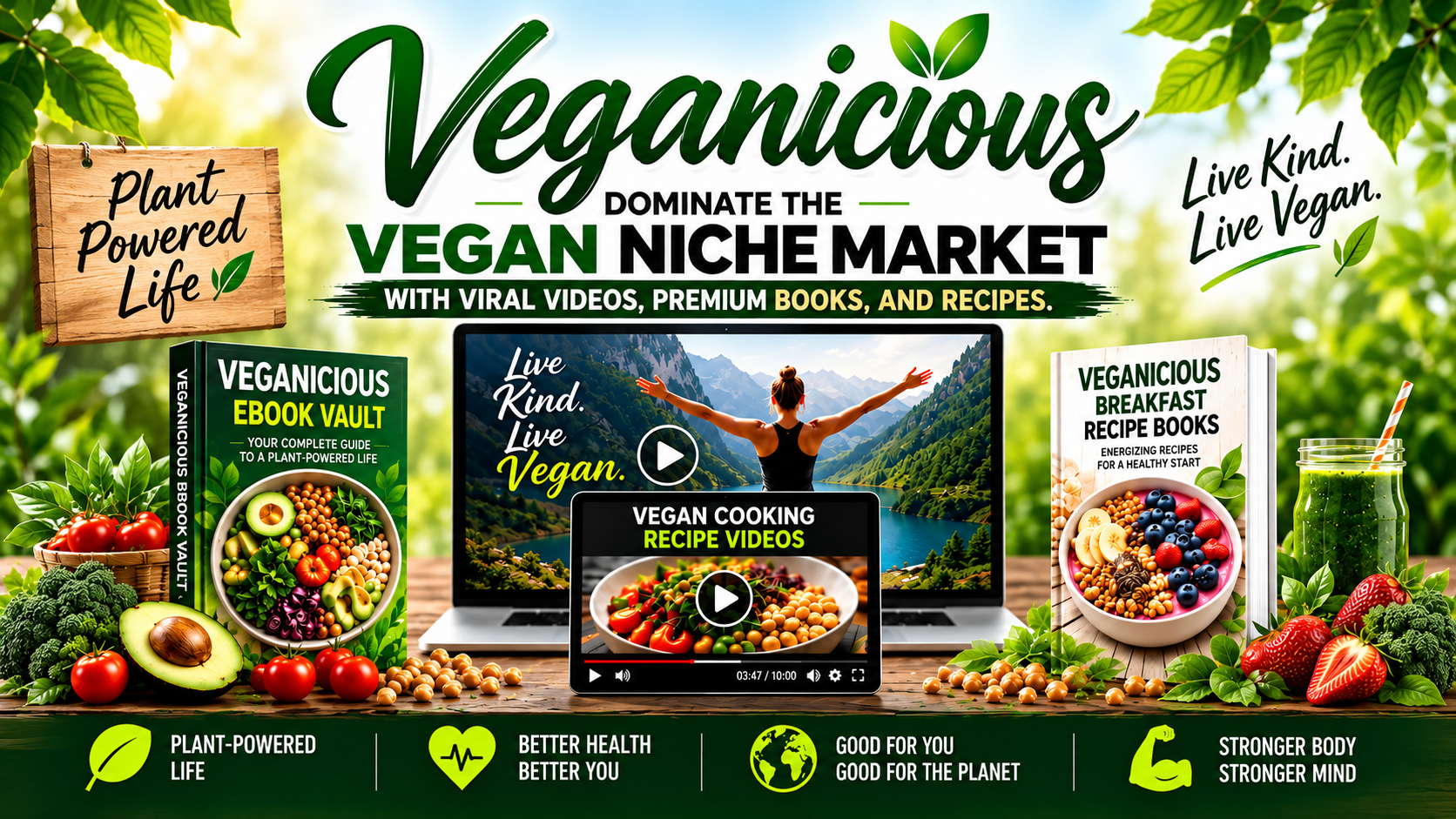 Veganicious Review - Vegan PLR Content Bundle
